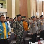 Kasrem 043/Gatam Hadiri Doa Lintas Agama Di Polda Lampung