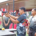 Kapolda Lampung bersama Forkopimda Ikuti Lomba Menembak Eksekutif Dalam Hut Bhyangkara ke 78