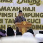 Pj. Gubernur Lampung Sambut Kedatangan Jemaah Haji Lampung