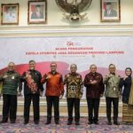 Pj. Gubernur Lampung Hadiri Pengukuhan Kepala OJK Lampung