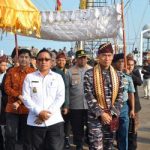 Tim MBJR KRI Dewa Ruci dan Laskar Rempah Tiba Lampung