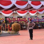 Polres Mesuji Polda Lampung Gelar Upacara Peringati Hari Bhayangkara Ke-78