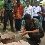 Kunjungi Kodim 0421/LS, Danrem 043/Gatam Meletakkan Batu Pertama Bedah Rumah Tidak Layak Huni (RTLH)