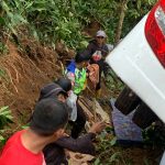 Satlantas Polres Lampung Barat Selidiki Kecelakaan Bus Masuk Jurang