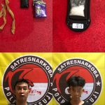 SatRes Narkoba Amankan 2 Tersangka Memiliki Narkoba Jenis Sabu