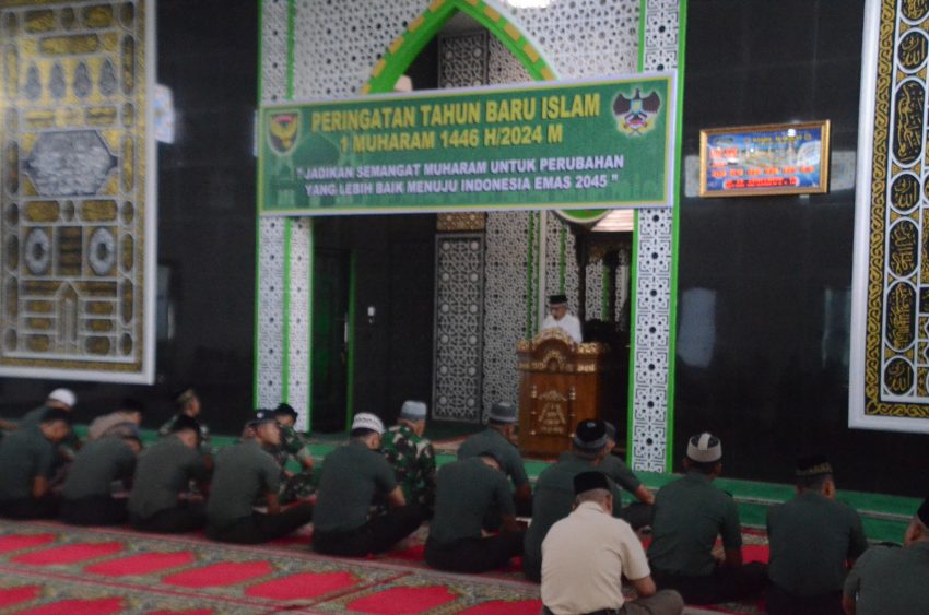 Korem 043/Gatam Peringati Tahun Baru Islam 1446 H/2024 M