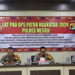 Polres Mesuji Laksanakan Kegiatan Lat Pra Ops Patuh Krakatau 2024