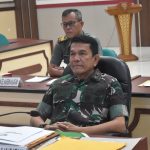 Danrem 043/Gatam Mengikuti Rapat Koordinasi Pengamanan Pilkada Serentak dan Karhutla Kodam II/Swj Tahun 2024