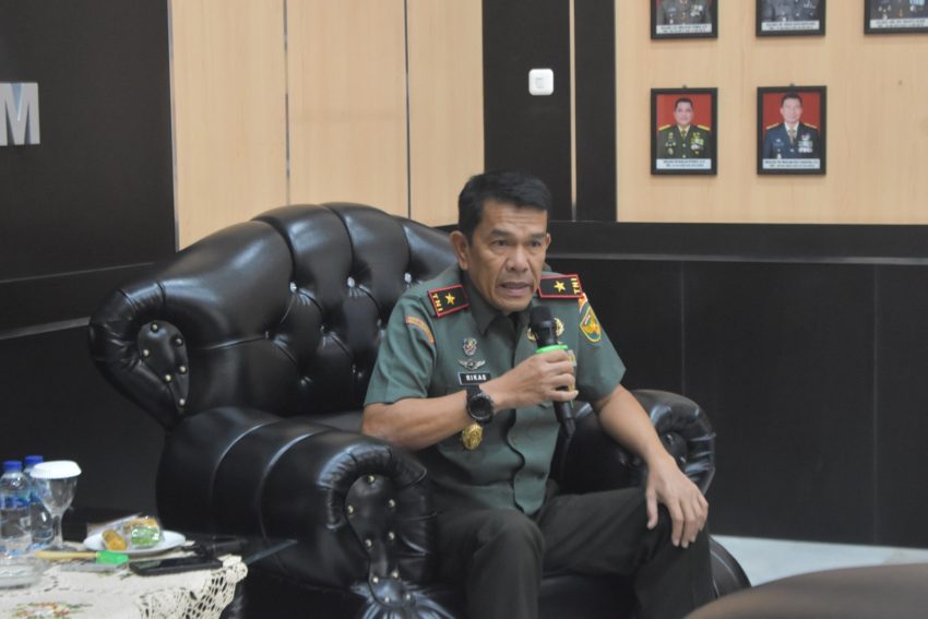Danrem 043/Gatam Pimpin Entry Meeting Audit Ketaatan Dan Kinerja Periode III TA. 2024 Bersama Itjen TNI