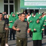 Olahraga Bersama Korem 043/Gatam Dengan Pepabri Kenalkan Terapi Ling Tien Kung