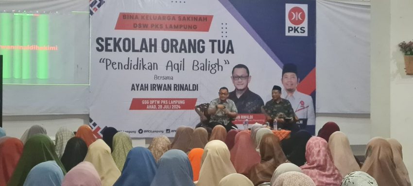 Sekolah Orang Tua DSW PKS Lampung, Peserta Ingat :Bayar Utang’ 
