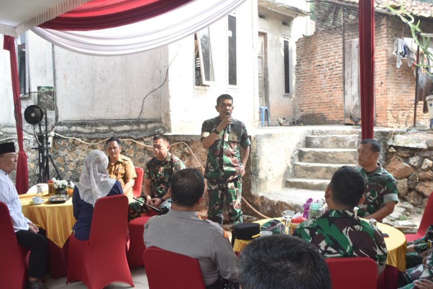 Jadikan Air Sumber Kehidupan, Danrem 043/Gatam Launching Program TNI AD Manunggal Air Di Kelurahan Way Gubak