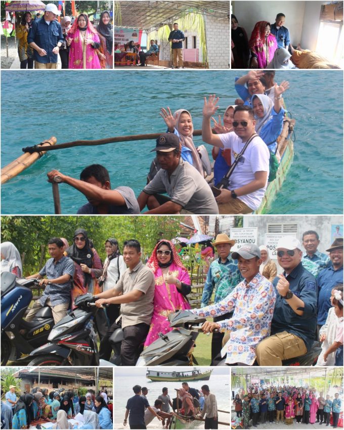 Tingginya Ombak Tak Halangi Sosialisasi Program Bangga Kencana di Pulau Tabuan