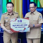 Pj.Bupati Pringsewu Marindo Kurniawan Kembali Terima Penghargaan Kinerja Pengendalian Inflasi Daerah Periode Pertama