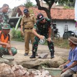 Dandim 0410/Kota Bandar Lampung Tinjau Lokasi Pelaksanaan Karya Bhakti di Pinang Jaya