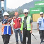Kunjungi Kantor Pelindo, Danrem 043/Gatam Tinjau Terminal Petikemas Panjang
