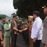 Kunjungi Kodim 0422/LB, Danrem 043/Gatam Sampaikan Kepada Prajurit Untuk Selalu Menjaga Keharmonisan Dalam Rumah Tangga