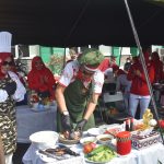 Danrem 043/Gatam Ikut Lomba Memasak Meriahkan HUT Ke-79 RI