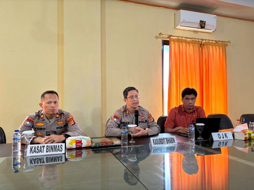 OJK Bersama Polda Lampung Edukasi Bhabinkamtibmas Mengenai Bahaya Aktifitas Keuangan Ilegal