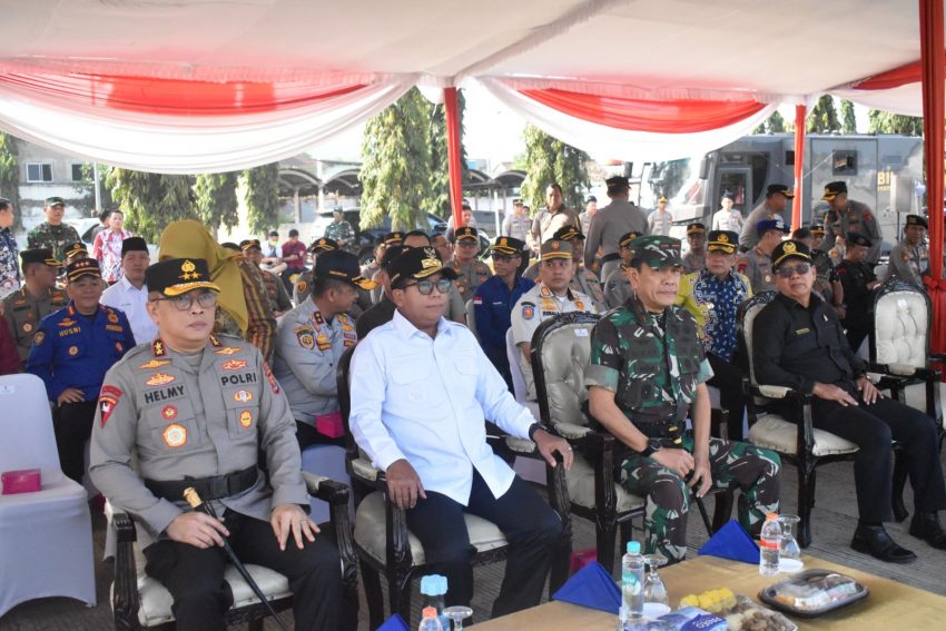 Apel Gelar Pasukan Mantap Praja Krakatau 2024, Danrem 043/Gatam, Siap Bekerjasama Cegah Potensi Gangguan Keamanan