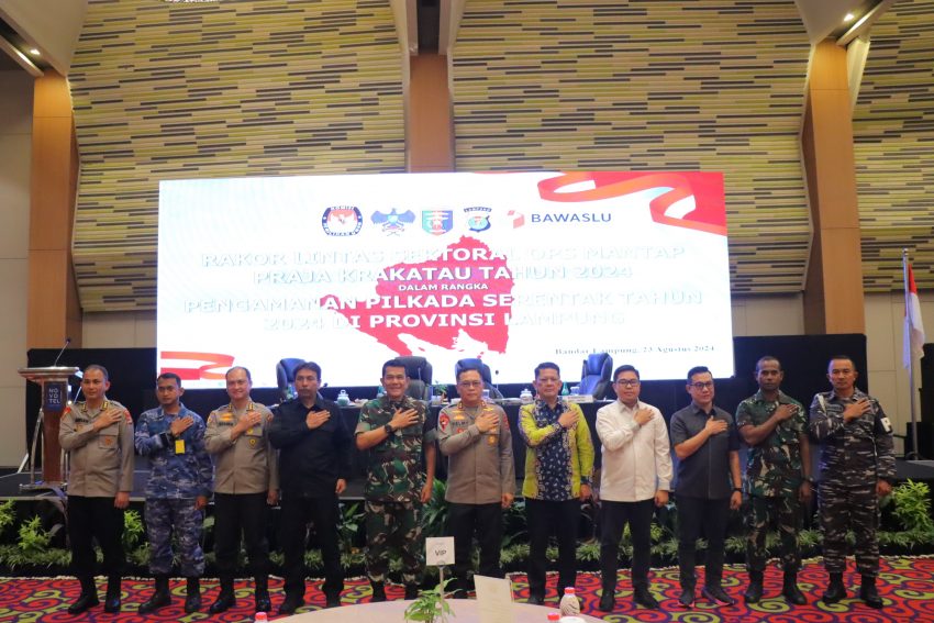 Danrem 043/Gatam, Jajaran TNI Di Wilayah Provinsi Lampung Siap Mendukung Rangkaian Pilkada Serentak Tahun 2024