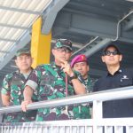 Jelang Kedatangan Presiden RI, Dandim 0410/KBL Dampingi Pangdam II/Sriwijaya Cek Kesiapan Pengamanan di Pasar Pasir Gintung