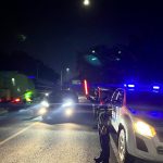 Jajaran Satres Polantas Polres Mesuji Laksanakan Patroli Blue Light