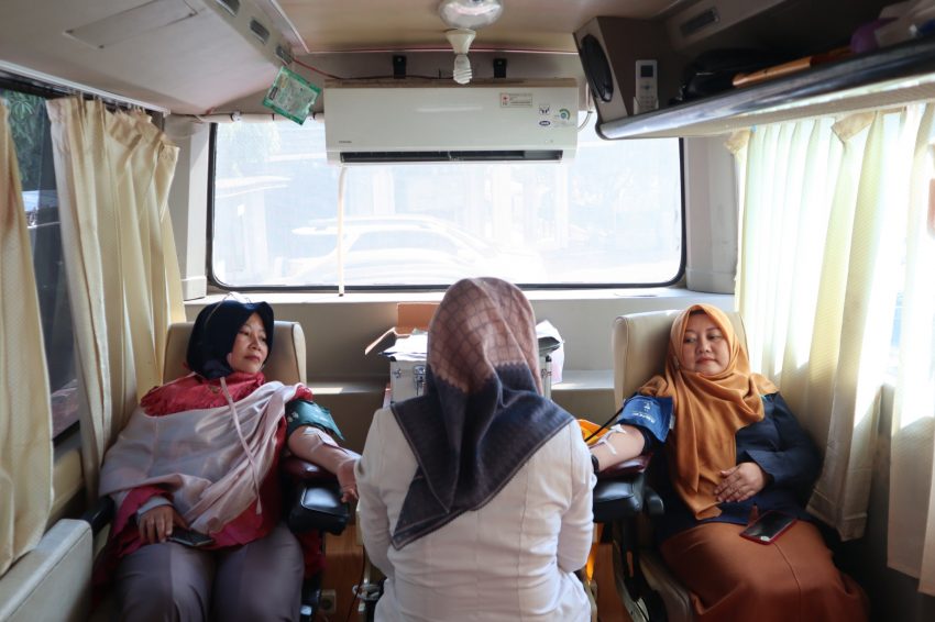 Jelang Hari Pelanggan Nasional, PLN UID Lampung dan PMI Kolaborasi Gelar Donor Darah