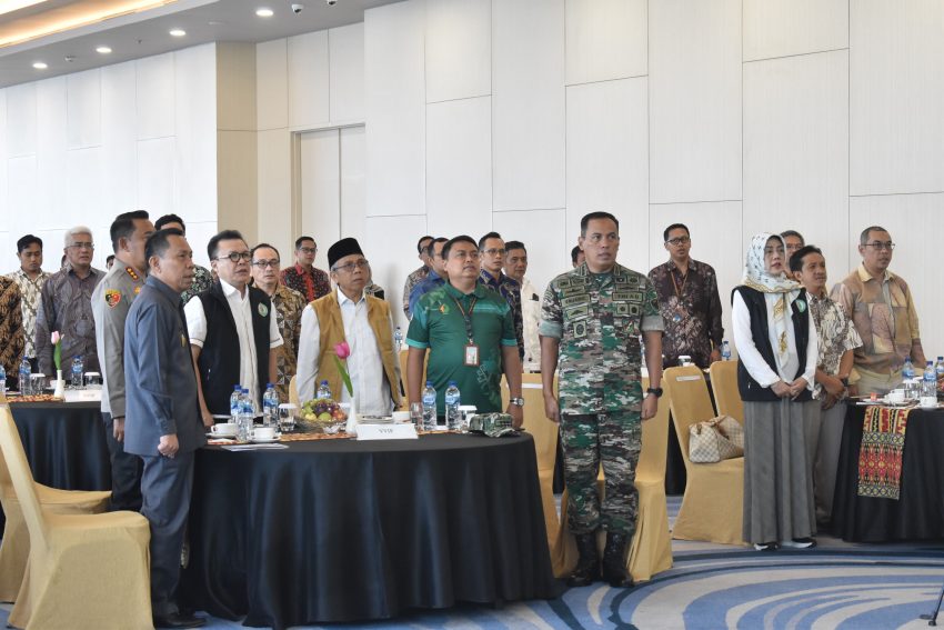 Kasrem Gatam Hadiri Peresmian dan Pengukuhan Pengurus Majelis Pimpinan Wilayah MEBI Provinsi Lampung