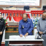 PJ Gubernur Lampung Teken Nota Kesepakatan Perubahan Kebijakan Umum Anggaran Dan PPAS 2024