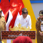 Pj. Gubernur Samsudin Dampingi Presiden, Resmikan Pasar Pasir Gintung
