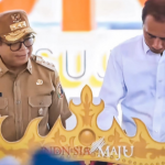 Presiden Didampingi PJ. Gubernur Samsudin Resmikan Bendungan Marga Tiga
