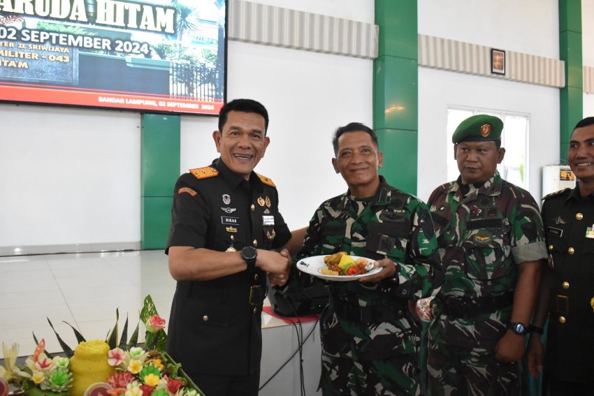 HUT Ke-77 Tahun 2024, Korem 043/Gatam Gelar Acara Wisuda Purna Dan Syukuran