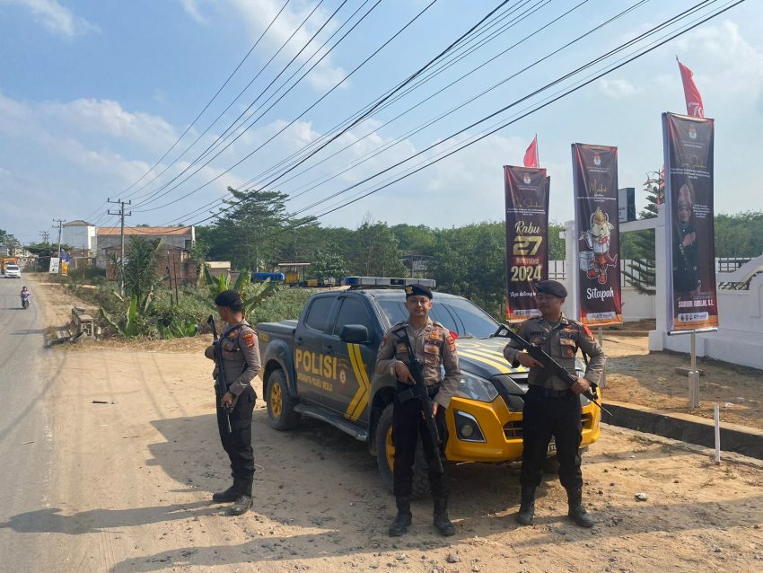 Jajaran Samapta Polres Mesuji Rutin Lakukan Gait Patroli Diwilayah Hukum Polres Mesuji