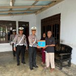 Peringati Hari LaluLintas Bhayangkara Ke-69 Satlantas Anjangsana Kepada Purnawirawan Polri