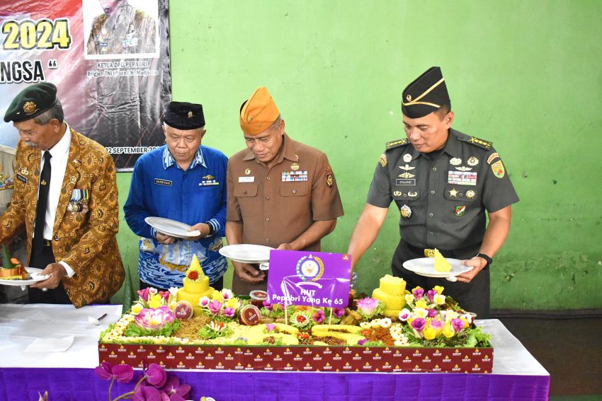 Kasrem 043/Gatam Hadiri Syukuran HUT Ke-65 Pepabri Tahun 2024