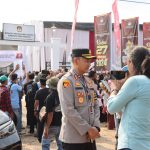 Polres Mesuji Kerahkan 60 Personil Dalam Pengamanan Proses Pengambilan Nomor Undian Bacalon Cabup Cawabup Kabupaten Mesuji