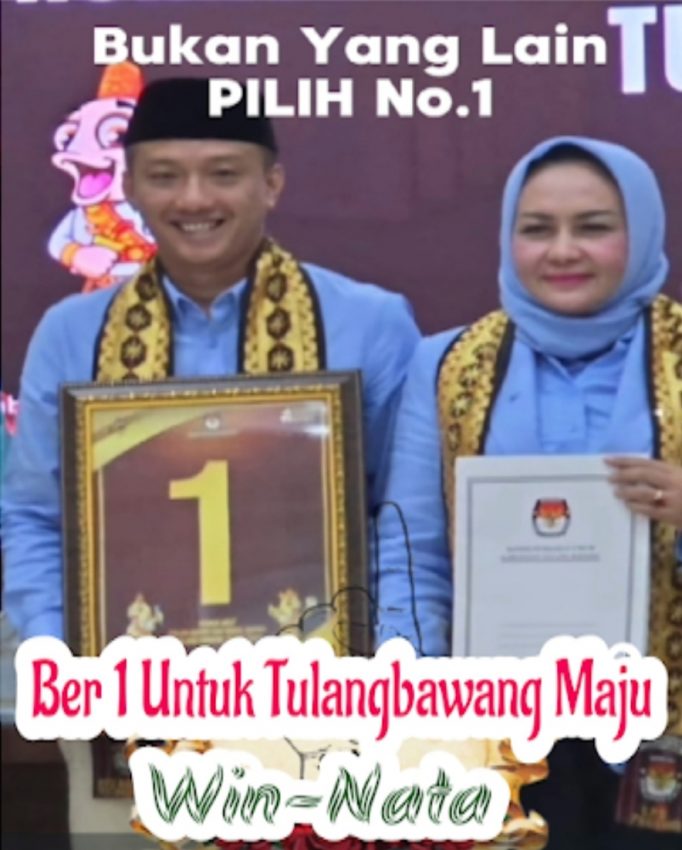 Megow Pak Siap Menangkan Win-Nata di Pilkada Tulangbawang