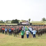 Jalin Kebersamaan Dan Sinergitas, TNI Wilayah Provinsi Lampung Gelar Olahraga Bersama