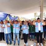 Kini Giliran Warga Kecamatan Batanghari Nuban Senam Bersama Ela-Azwar