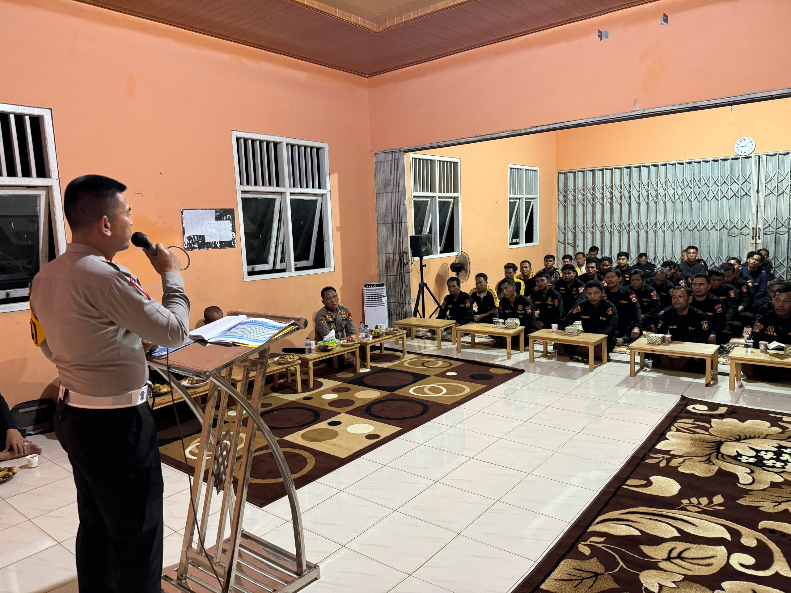 Jajaran Sat Lantas Polres Mesuji Laksanakan Sosialisasi Kepada Masyarakat Terkait Ops Zebra Krakatau 2024