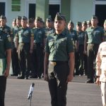 Upacara Bulanan, Kasrem 043/Gatam Bacakan Amanat Panglima TNI