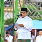 Pj. Gubernur Lampung Pimpin Upacara Hari Santri 2024