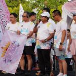 Pj Gubernur Lampung Lepas Peserta TopShop Color Run 2024