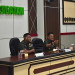 Danrem 043/Gatam Sambut Kunker Tim Pokja Kajian Strategis Sahli Kasad Bidang Sosbudkumham Dan Narkoba