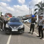 Team Gabungan Satlantas Polres Mesuji Bersama Polisi Militer PM Tulang Bawang Antisipasi Pelnaggaran TNKB Palsu