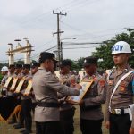 Kapolres Mesuji Pimpin Langsung Upacara Simbolis Pemberhentian Tidak Dengan Hormat (PTDH)