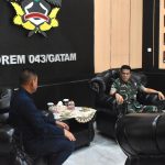 Danrem 043/Gatam Sambut Kunjungan Kerja Kepala BSIP Kementan RI
