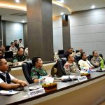 Danrem 043/Gatam Bersama Kapolda Lampung Ikuti Rakor Terkait Perkembangan Situasi Dan Keamanan Menjelang Pilkada Serentak 2024