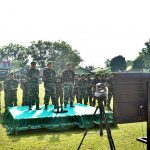 Danrem 043/Gatam Lepas Prajurit Yonif 143/TWEJ BKO Di Kodim Jajaran Korem 043/Gatam